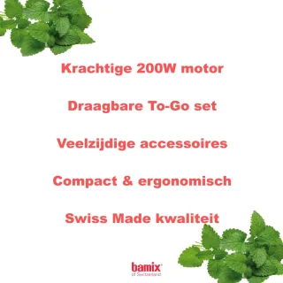 Bamix M200 ToGo Staafmixer Lime