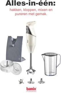 Bamix SwissLine M200 Staafmixer - Crème