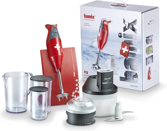 Bamix SwissLine M200 staafmixer rood