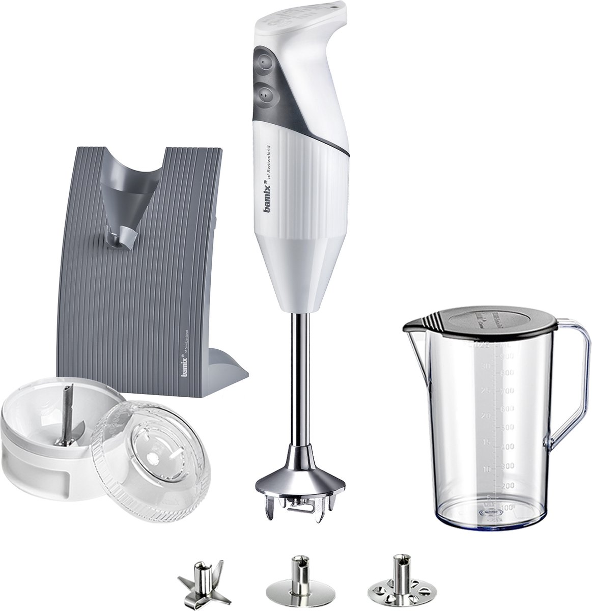 De Bamix SwissLine M200 Staafmixer Wit in één oogopslag