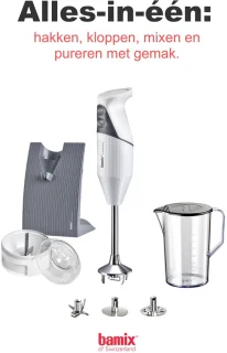 Bamix SwissLine M200 Staafmixer Wit