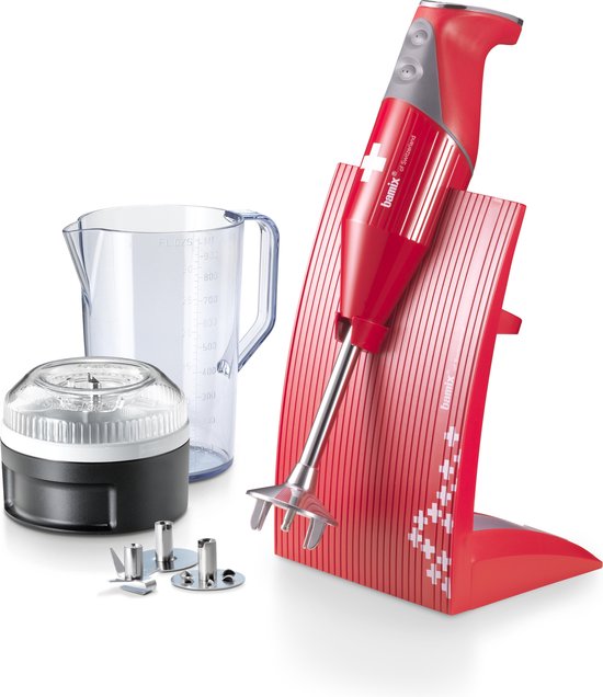 Bamix SwissLine Staafmixer Rood 200W