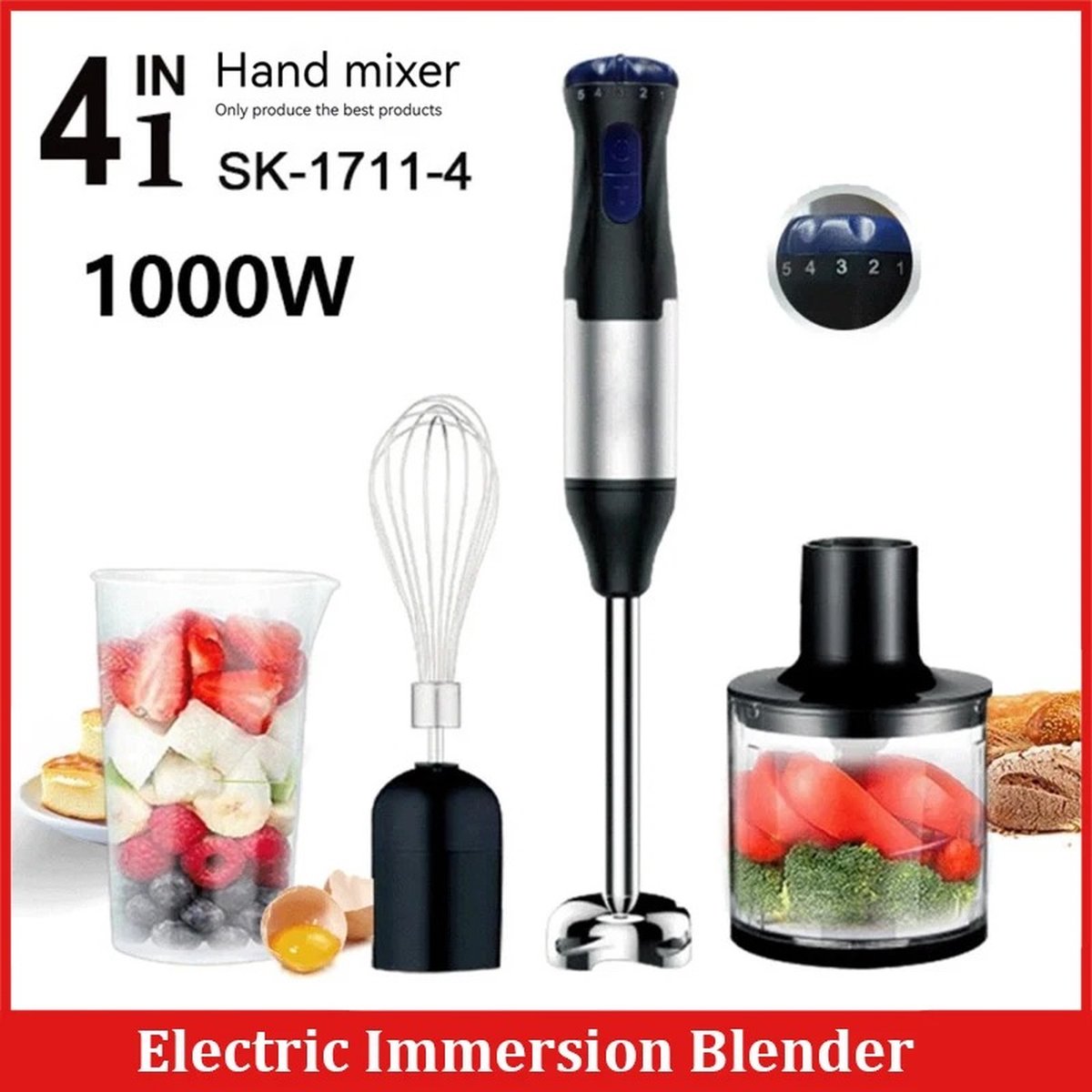 Bealive Staafmixer set 4-in-1