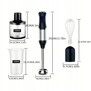 Bedee 1000W 4-in-1 Staafmixer