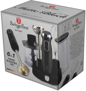 Berlinger Haus Staafmixer Set 6-in-1 RVS 1000W