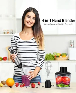 BHB1200 Staafmixer 1200W met hakkom en beker