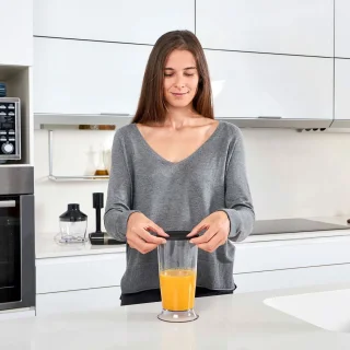 Black & Decker BXHBA1500E Blender en Staafmixer 1500W Zwart RVS