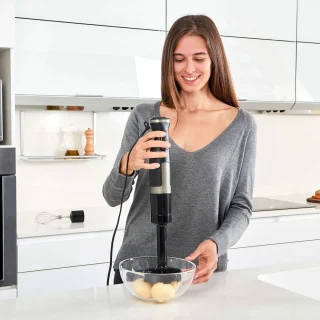 Black & Decker BXHBA1500E Blender en Staafmixer 1500W Zwart RVS