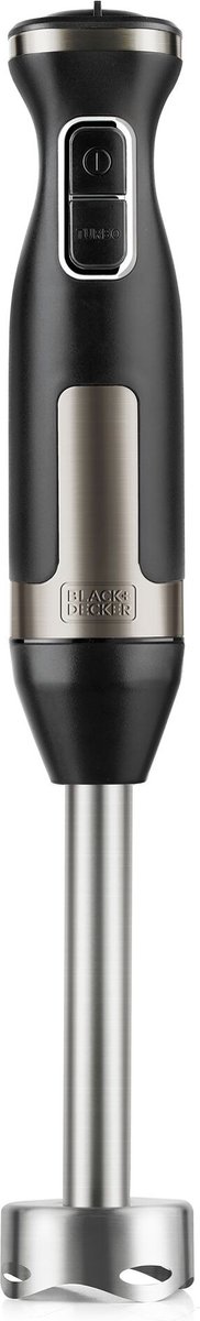 De Black & Decker BXHBA1500E Blender en Staafmixer 1500W Zwart RVS in één oogopslag