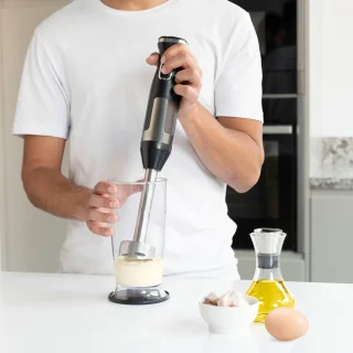Black & Decker BXHBA1500E Blender en Staafmixer 1500W Zwart RVS