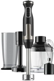 Black & Decker BXHBA1500E Blender en Staafmixer 1500W Zwart RVS