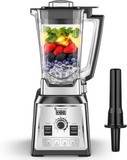 Krachtige gezinsblender voor smoothies en crushed ijs