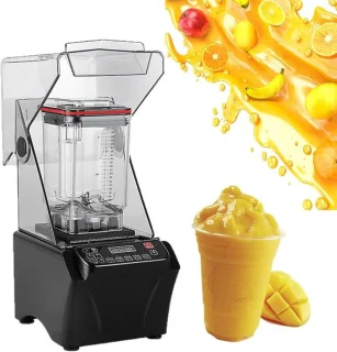 Blender - smoothie maker - 2000 ml - zwart