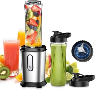 Blender Smoothie Maker Mini Mixer 2 x 600 ml
