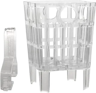 Blendermand - Menggereedschap Keukencontainer - Smoothies Maken - Hittebestendig Krasbestendig - 10.2 x 10.2 x 14 cm - Grijs