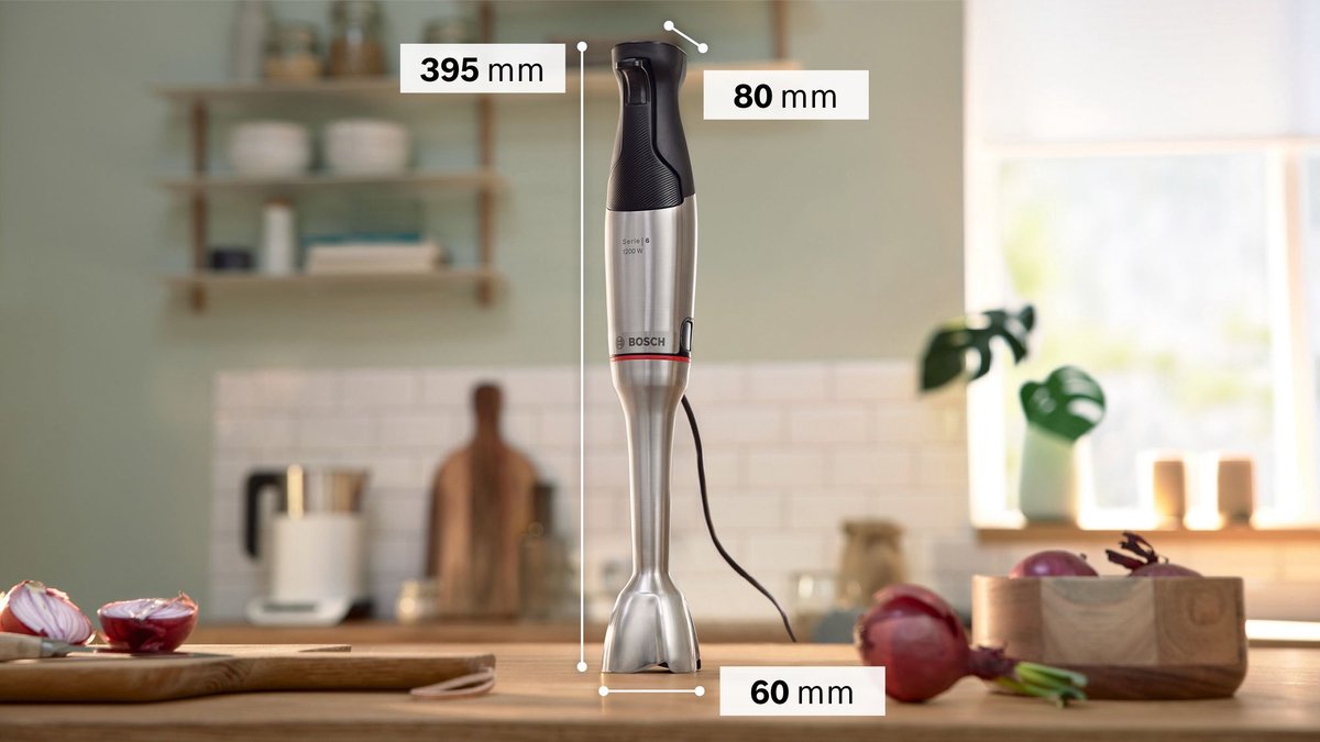 De Bosch ErgoMaster MSM6M830 Staafmixer Roestvrij staal in één oogopslag