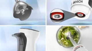 Bosch MSM4W220 ErgoMaster Staafmixer wit/donkergrijs