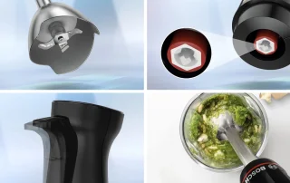 Bosch Serie 4 MSM4B620 ErgoMaster staafmixer zwart 1000W