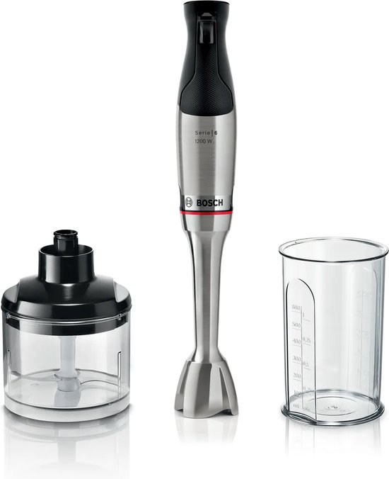 Bosch Serie 6 MSM6M820 Staafmixer zwart roestvrijstaal
