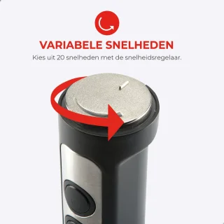 Bourgini Staafmixer Set 1500W RVS 4-delig