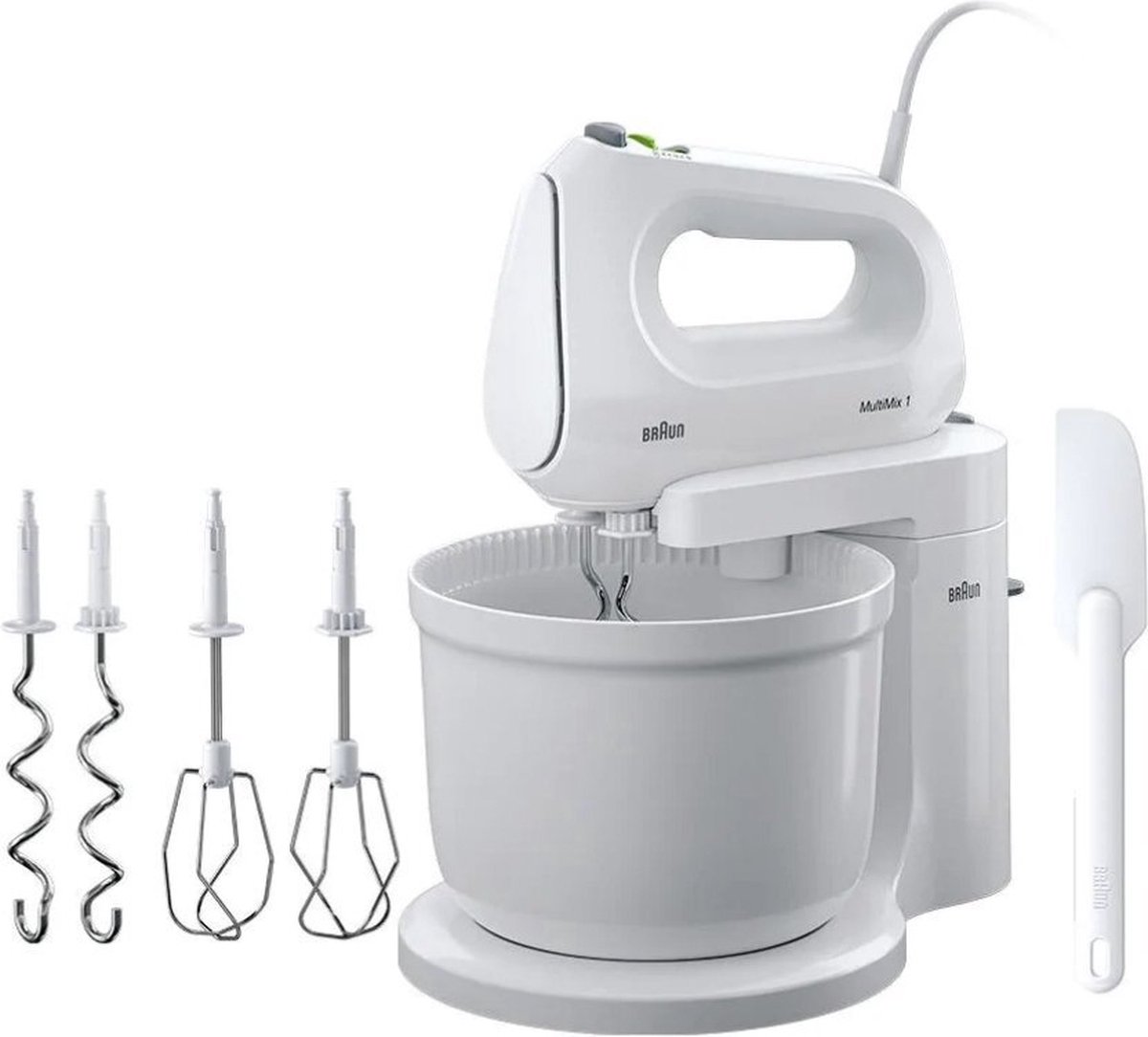 Braun MultiMix HM1070 Handmixer Wit