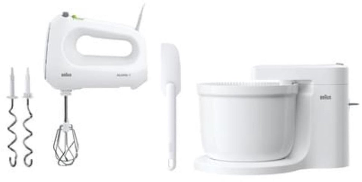 Braun MultiMix HM1070 Handmixer Wit