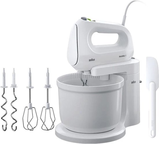 Braun MultiMix HM1070 Handmixer Wit