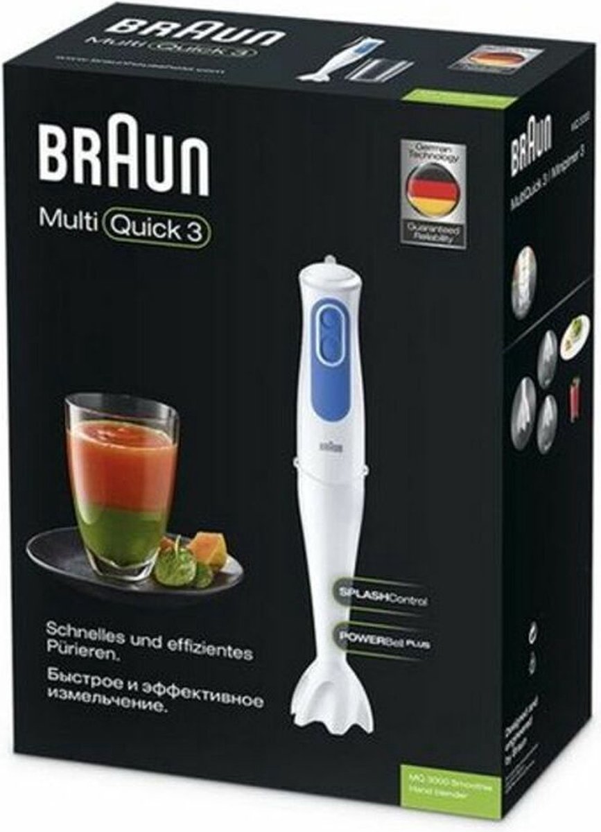 Braun MultiQuick 3 MQ 3000WH Staafmixer