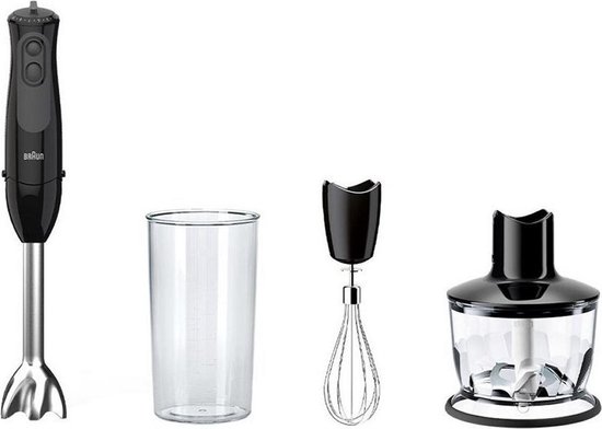 Braun MultiQuick 3 MQ3 3135 BK Staafmixer Zwart