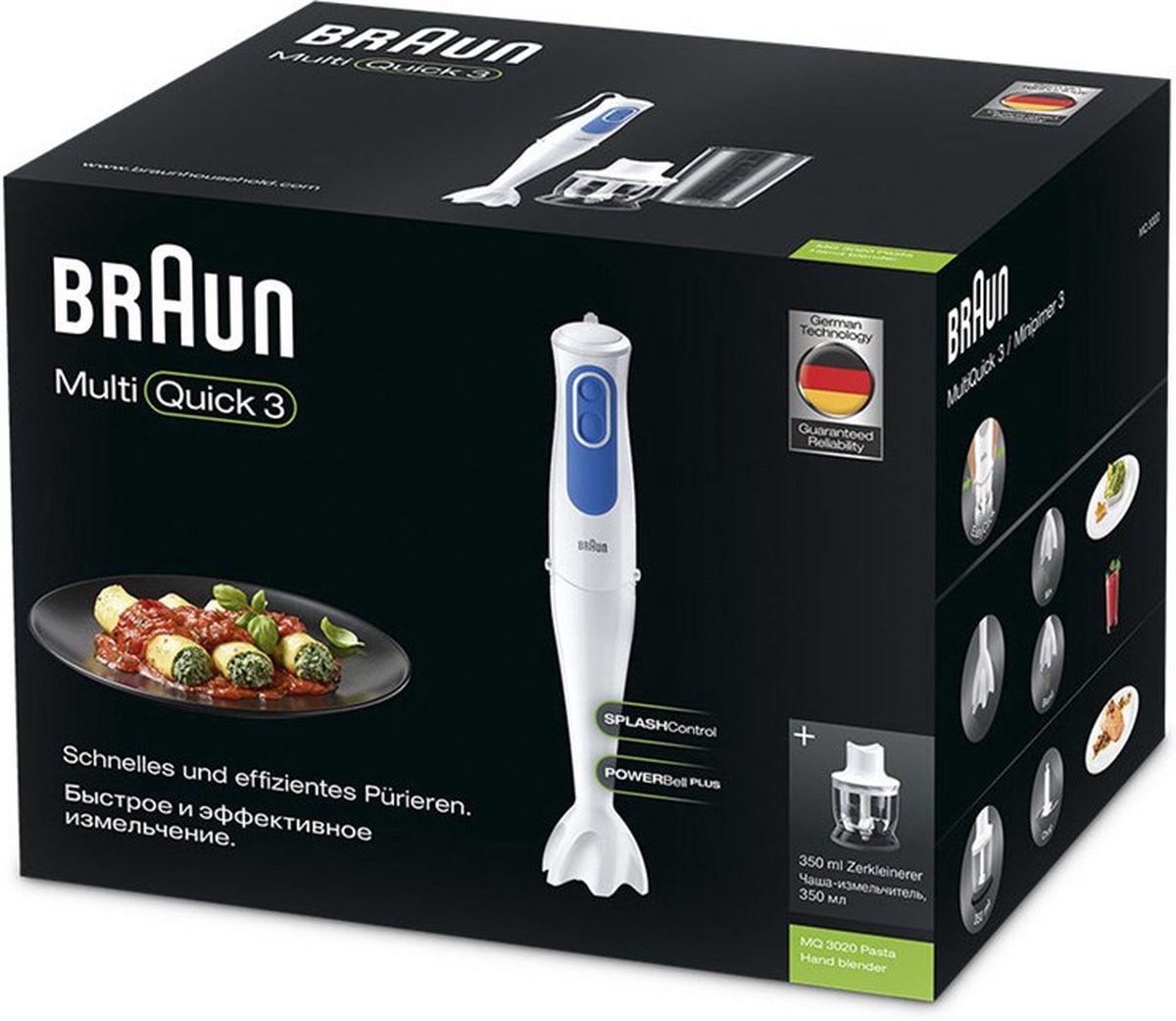 Braun MultiQuick 3 MQ3020WH Staafmixer Wit