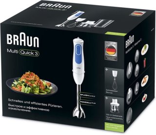 Braun MultiQuick 3 MQ3025WH Staafmixer Wit