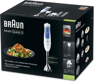 Braun MultiQuick 3 MQ3025WH Staafmixer Wit