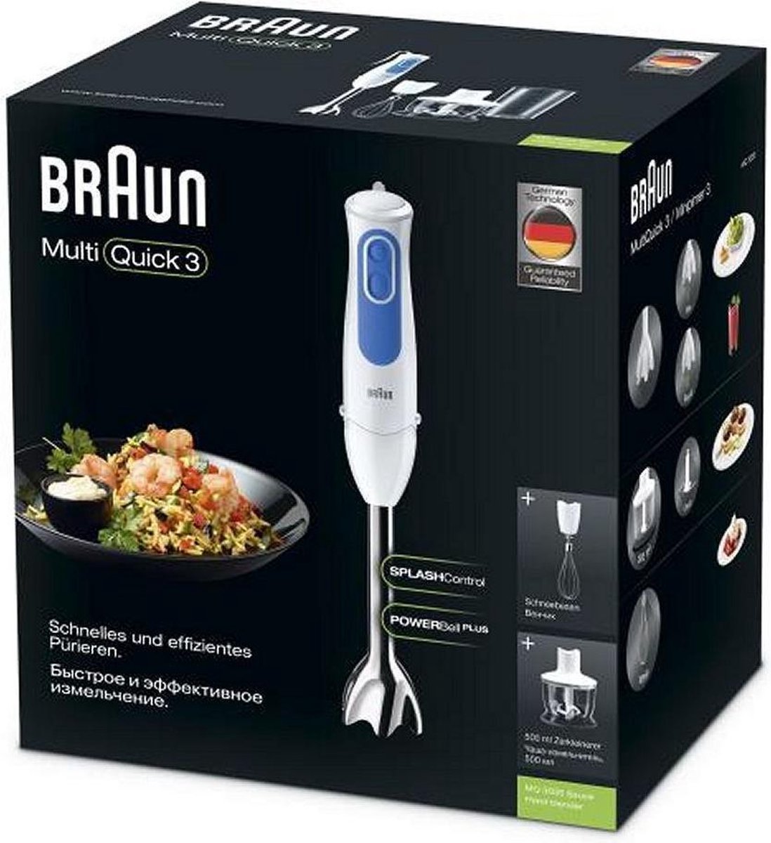 Braun MultiQuick 3 MQ3035WH Staafmixer Wit