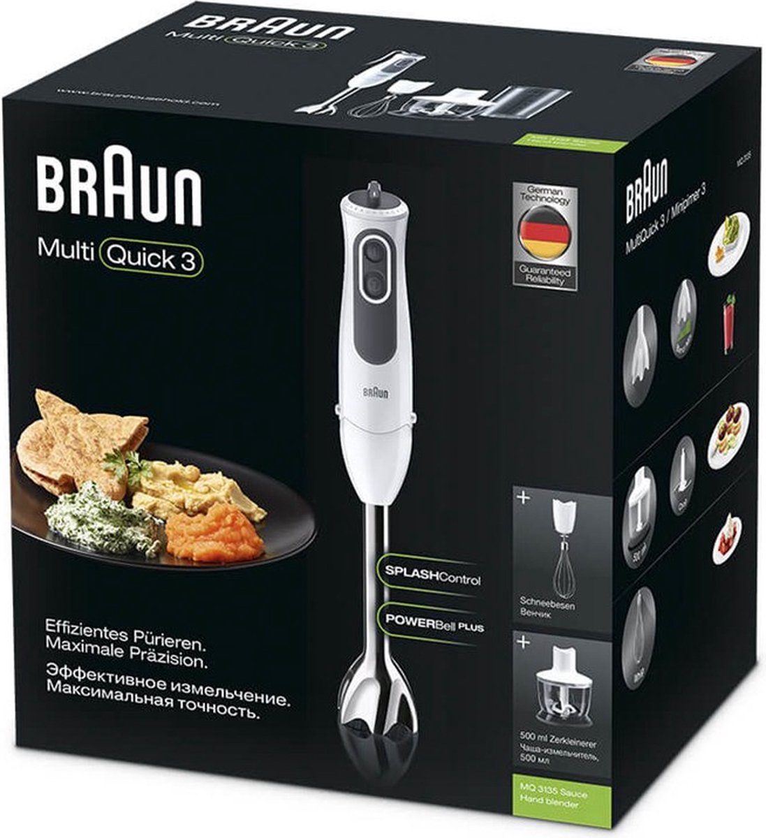 Braun MultiQuick 3 MQ3135 WH Staafmixer Wit