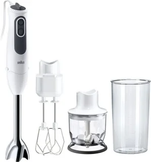 Braun MultiQuick 3 Vario Staafmixer MQ3125B Wit