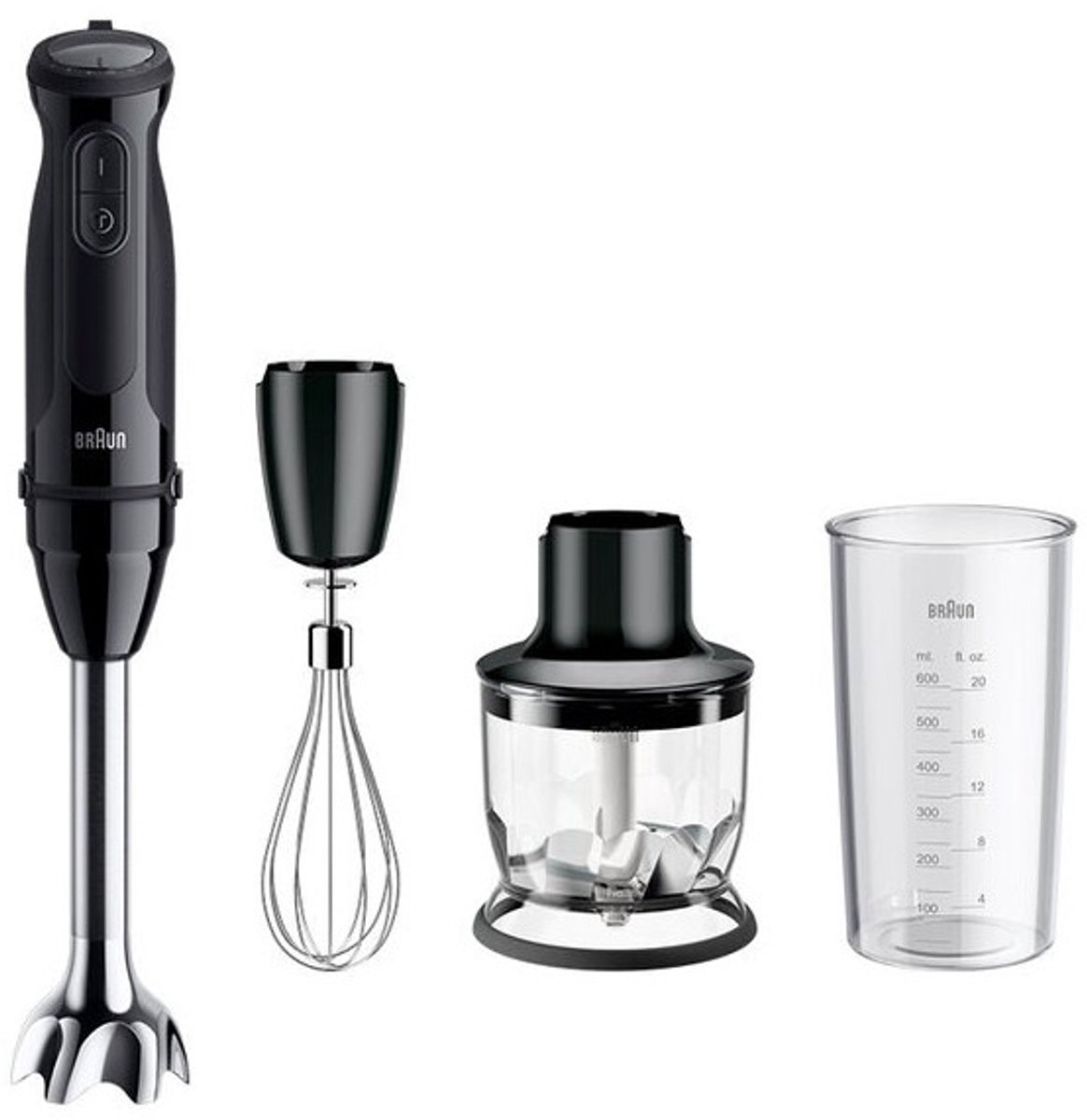Braun MultiQuick 5 MQ 50202 M Staafmixer Zwart