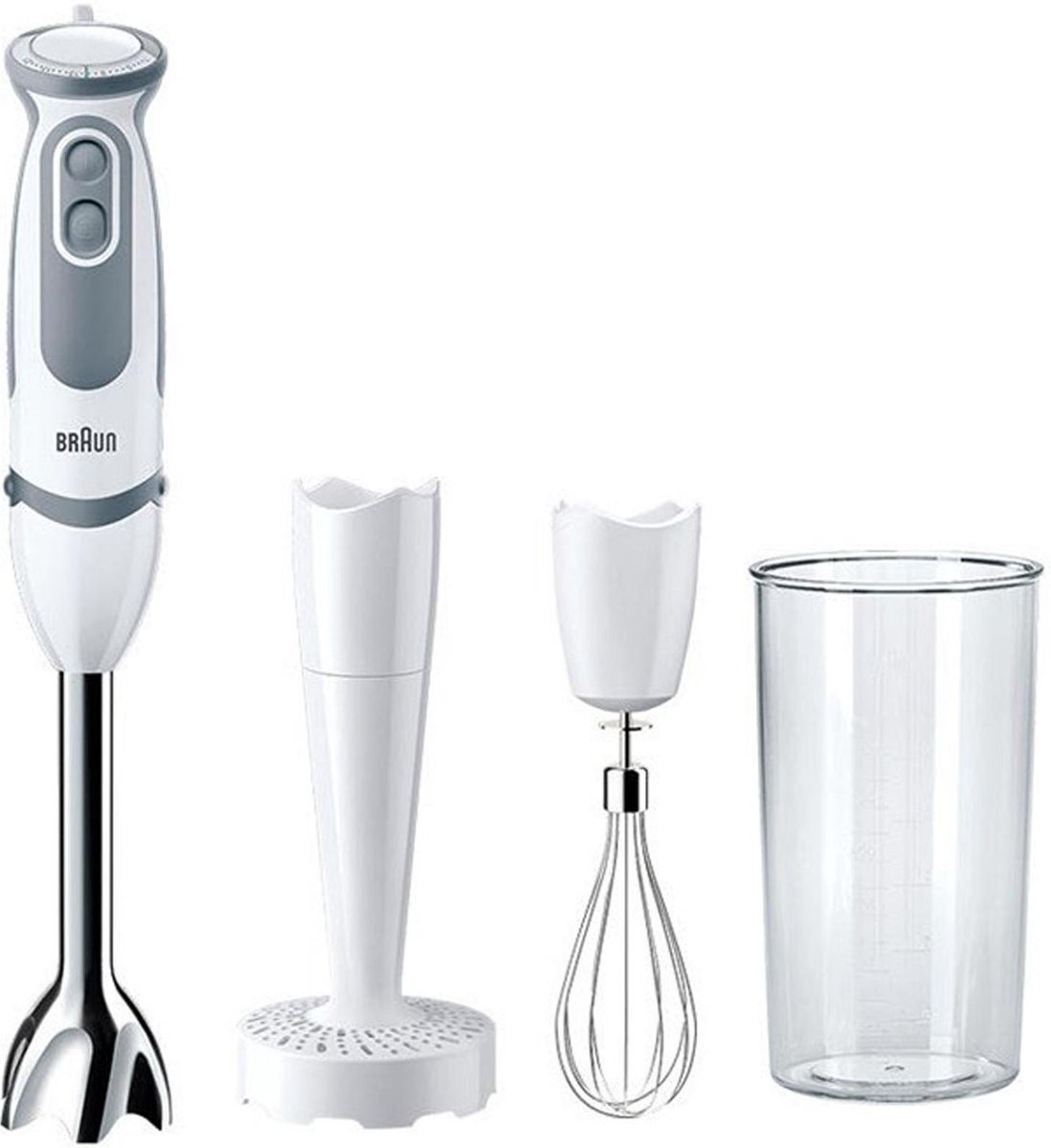 De Braun MultiQuick 5 MQ 5207 WH Staafmixer in één oogopslag