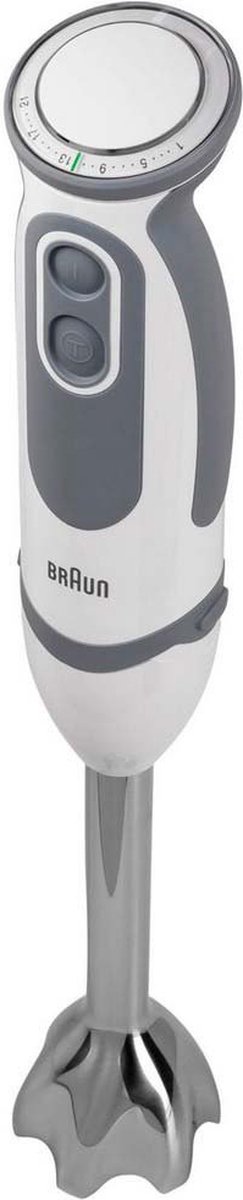 Braun MultiQuick 5 MQ 5245 WH Vario Staafmixer Wit/Grijs
