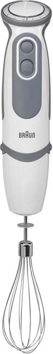 Braun MultiQuick 5 MQ 5245 WH Vario Staafmixer Wit/Grijs
