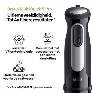 Braun MultiQuick 5 Pro MQ55.236M Staafmixer Zwart