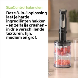 Braun MultiQuick 5 Pro MQ55.254M Staafmixer Zwart