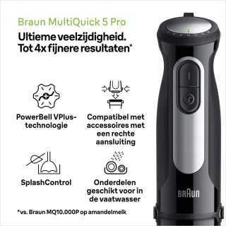 Braun MultiQuick 5 Pro MQ55.755M Staafmixer Zwart