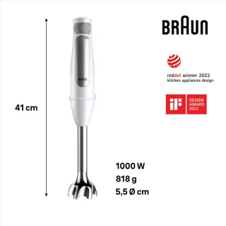Braun MultiQuick 7WH MQ7005WH Staafmixer Wit