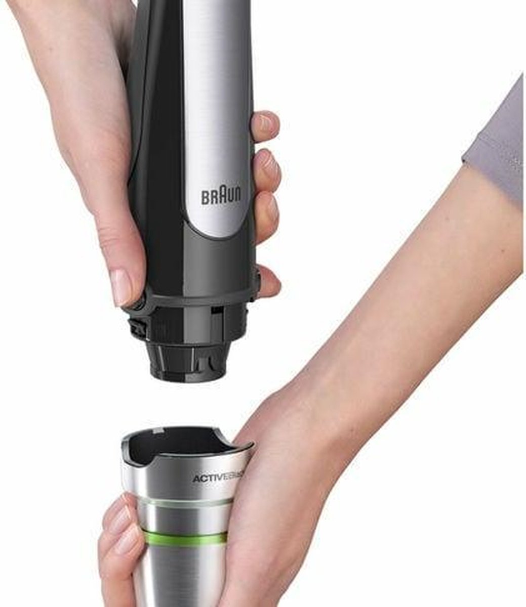 Braun MultiQuick 7X MQ 7075X Staafmixer Zwart