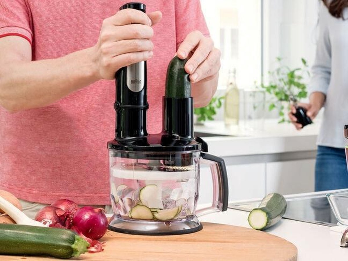 Braun MultiQuick 7X MQ 7075X Staafmixer Zwart