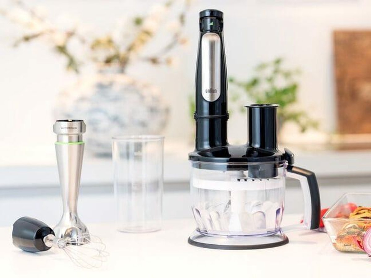 Braun MultiQuick 7X MQ 7075X Staafmixer Zwart