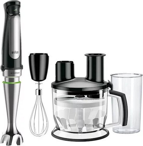 Braun MultiQuick 7X MQ 7075X Staafmixer Zwart
