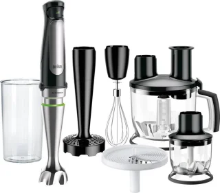 Braun MultiQuick 7X MQ7087X Staafmixer Zwart