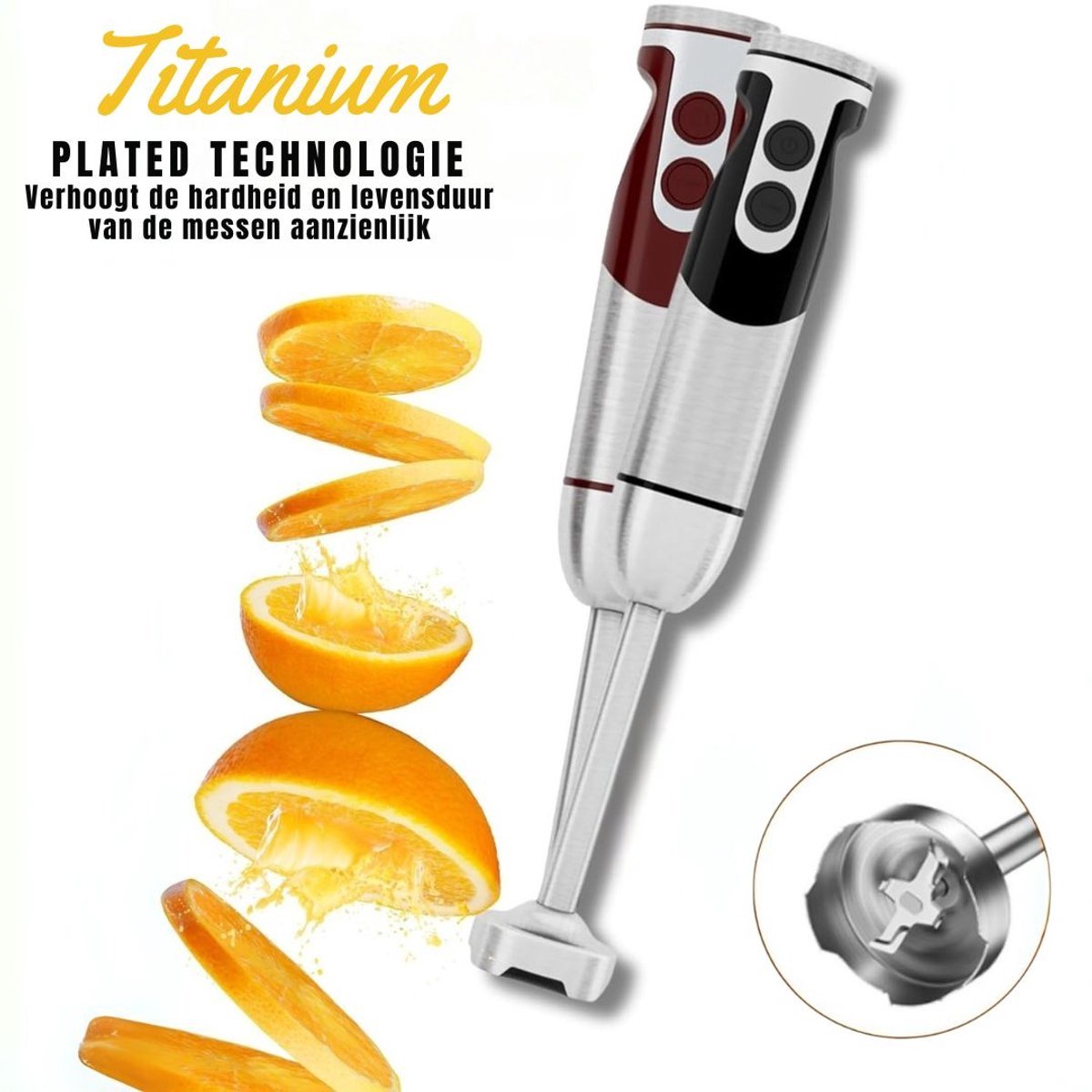 Braun Thuys Staafmixer Set Rood