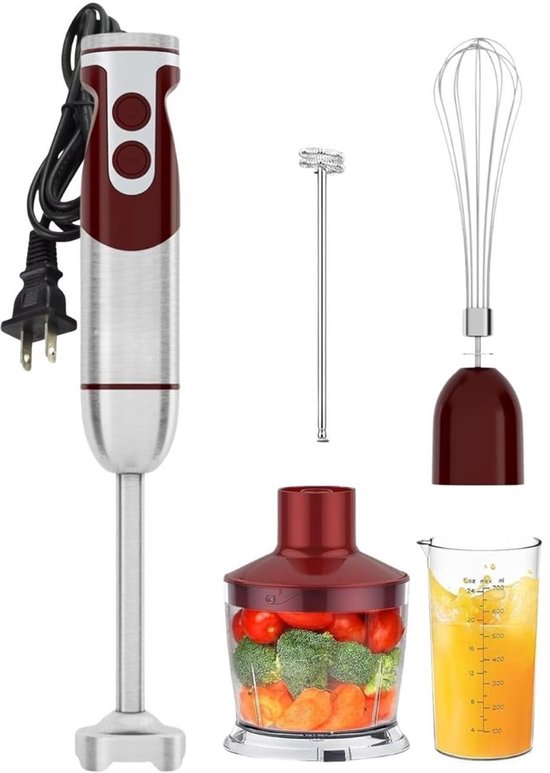 Braun Thuys Staafmixer Set Rood